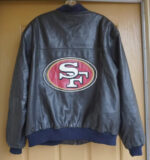San Francisco 49ers Football Black Leather Jacket