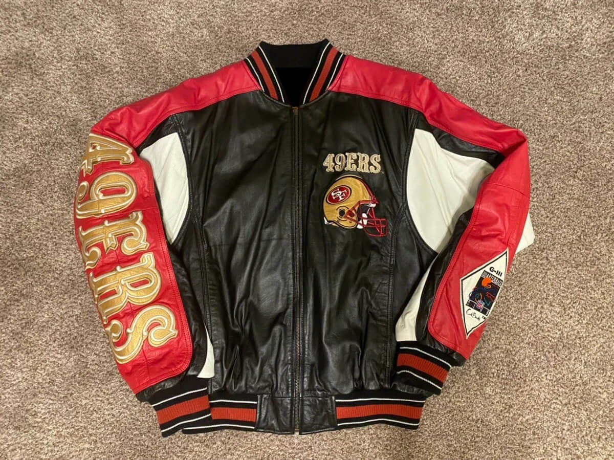 San Francisco 49ers G-iii Carl Banks Leather Jacket