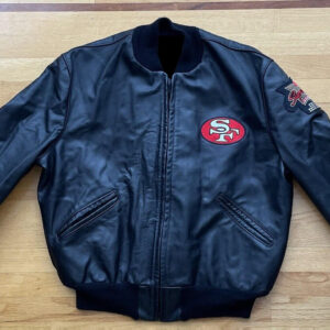 San Francisco 49ers Super Bowl Champs Leather Jacket