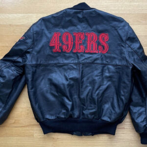 San Francisco 49ers Super Bowl Champs Leather Jacket