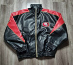 San Francisco 49ers Zip-Up Leather Jacket
