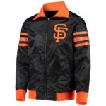 San Francisco Giants The Captain II Black Satin Jacket
