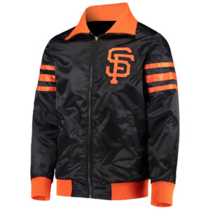 San Francisco Giants The Captain II Black Satin Jacket