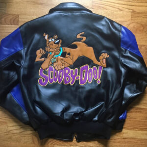 Scooby Doo Retro Cartoon Network Leather Jacket