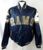 St Louis Rams Tricolor Leather Jacket