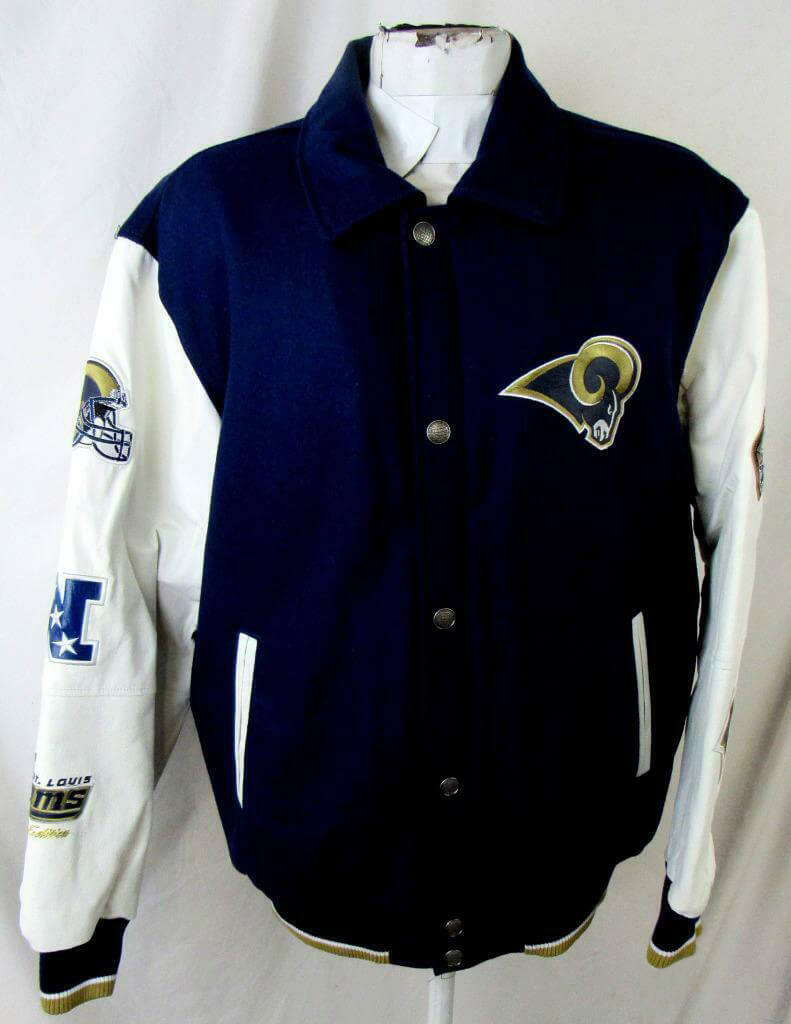 St. Louis Rams Leather jacket in excellent condition: size 2X