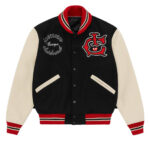 Team EU Skate Cone Black BBC Ice Cream Varsity Jacket