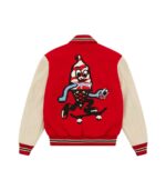 Team EU Skate Cone Red BBC Ice Cream Varsity Jacket