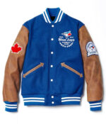 Toronto Blue Jays Letterman Baseball Club Varsity Jacket