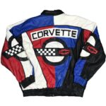 Vintage 90s Multi Corvette Leather Jacket