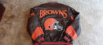 Vintage Brown NFL Cleveland Browns Leather Jacket