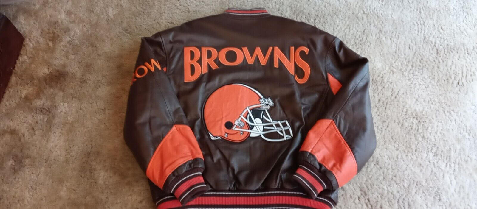 cleveland browns short sleeve jacket