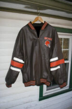 Vintage Carl Banks G III Cleveland Browns Leather Jacket