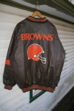 Vintage Carl Banks G III Cleveland Browns Leather Jacket