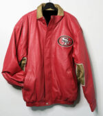 Vintage Jeff Hamilton San Francisco 49ers Leather Jacket