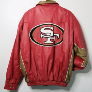Vintage Jeff Hamilton San Francisco 49ers Leather Jacket