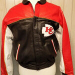Vintage Kansas City Chiefs Football Leather Jacket