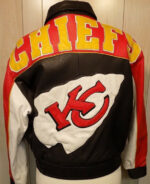 Vintage Kansas City Chiefs Football Leather Jacket