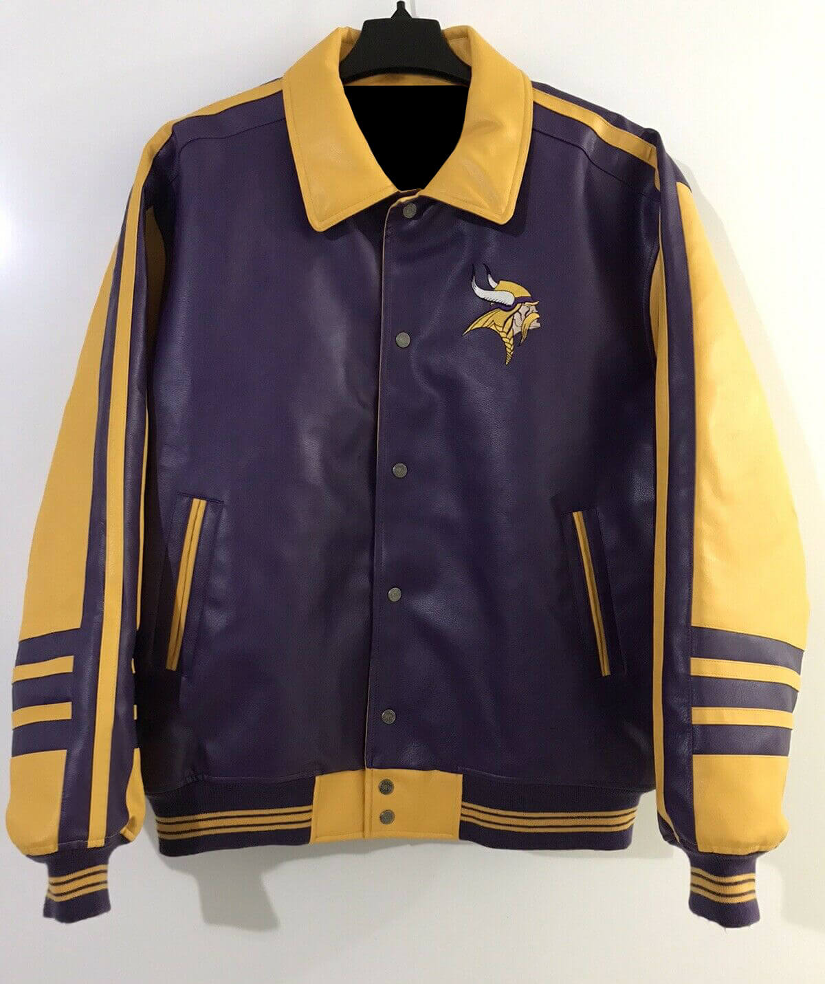 Vintage Minnesota Vikings NFL Football Leather Jacket (1) Vintage Minnesota Vikings NFL Football Leather Jacket