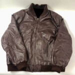 Vintage NFL Carl Banks Cleveland Browns Leather Jacket