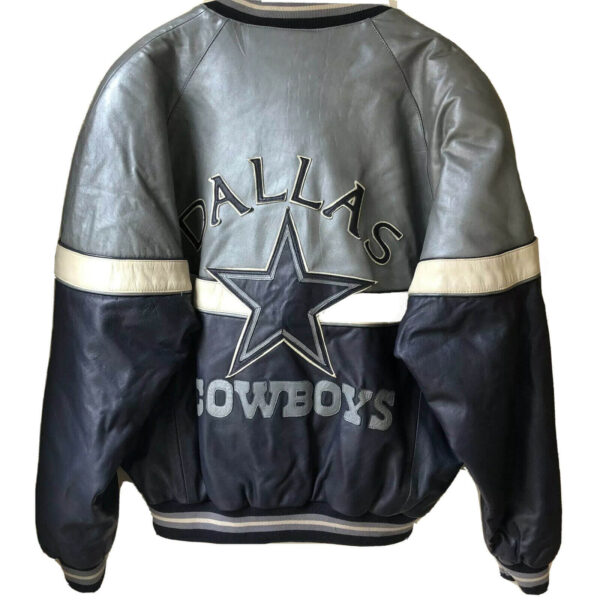 Vintage NFL Dallas Cowboys Football Leather Jacket