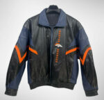 Vintage NFL Denver Broncos Pro Player Leather Jacket