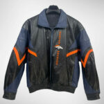 Vintage NFL Denver Broncos Pro Player Leather Jacket