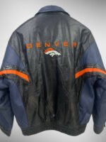 Vintage NFL Denver Broncos Pro Player Leather Jacket
