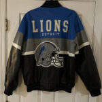 Vintage NFL Detroit Lions Leather Jacket