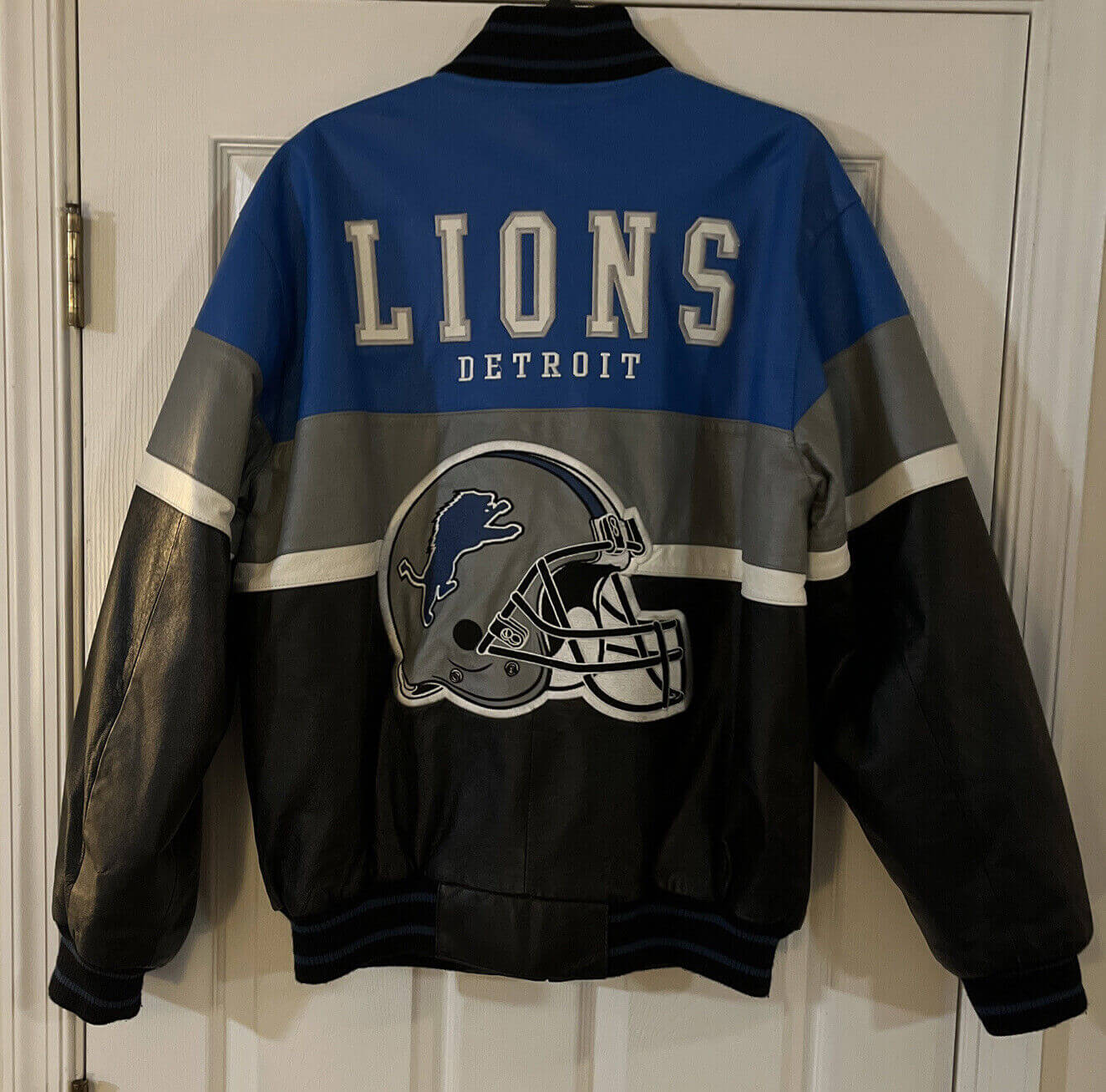 Vintage NFL Detroit Lions Leather Jacket