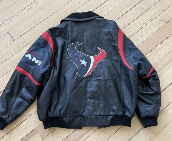 Vintage NFL Houston Texans Leather Jacket