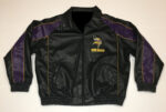 Vintage NFL Minnesota Vikings Football Leather Jacket
