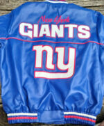 Vintage NFL New York Giants Leather Jacket