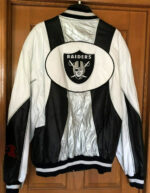 Vintage NFL Oakland Raiders Leather Jacket