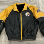 Vintage NFL Pittsburgh Steelers Pro Player Leather Jacket