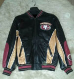 Vintage NFL San Francisco 49ers Football Leather Jacket