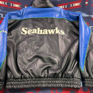 Vintage NFL Seattle Seahawks Leather Jacket