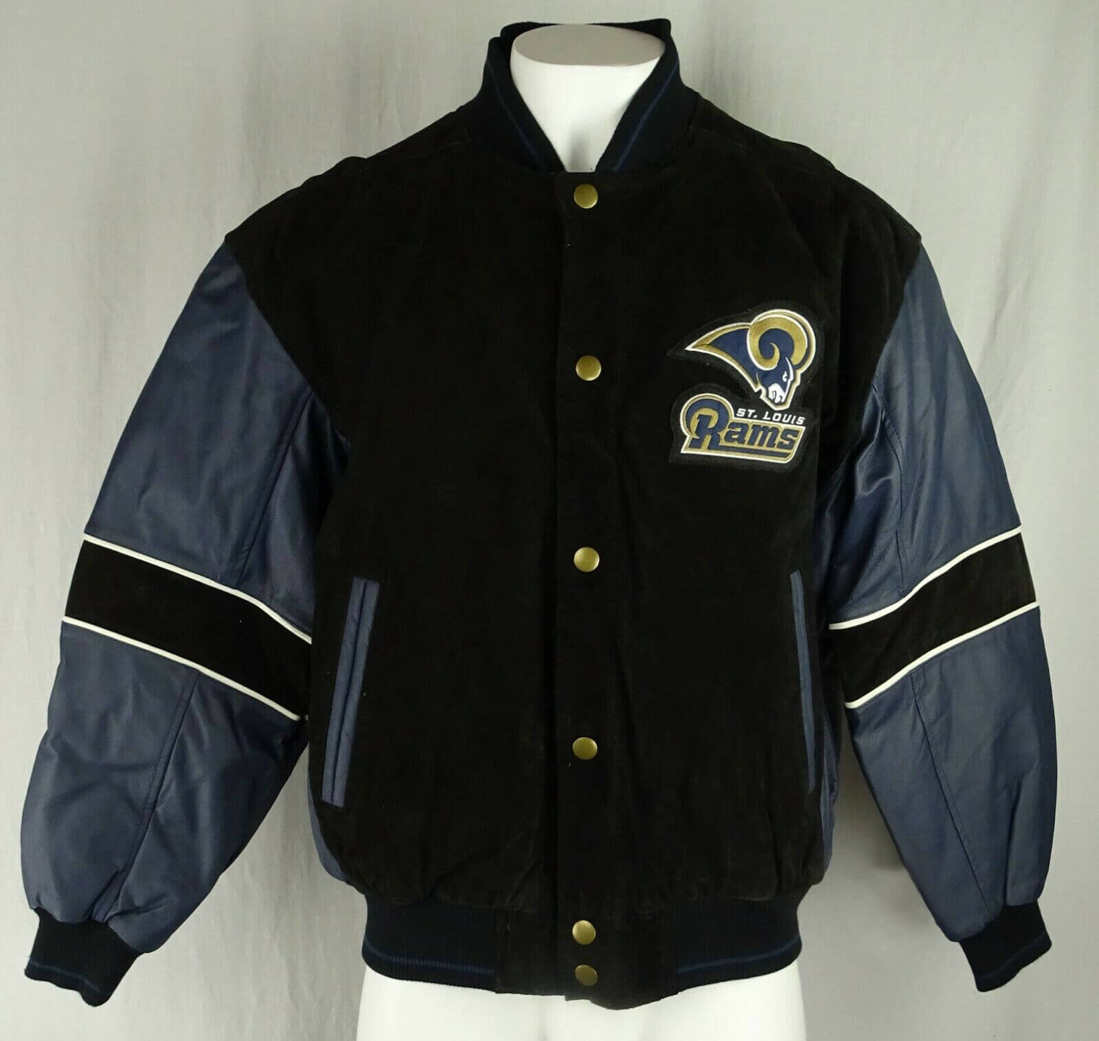 VINTAGE NFL ST. LOUIS RAMS WINDBREAKER JACKET, Men's Fashion