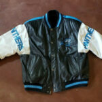 Vintage NFL Team Carolina Panthers Leather Jacket
