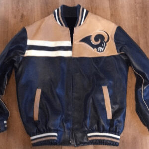 Vintage NFL Team St. Louis Rams Leather Jacket