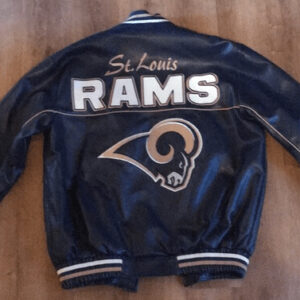 Vintage NFL Team St. Louis Rams Leather Jacket