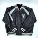 Vintage Oakland Raiders Football Leather Jacket