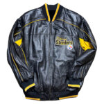 Vintage Pittsburgh Steelers Carl Banks G-III Leather Jacket