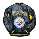 Vintage Pittsburgh Steelers Carl Banks G-III Leather Jacket