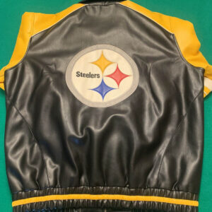Vintage Pittsburgh Steelers Jeff Hamilton Leather Jacket