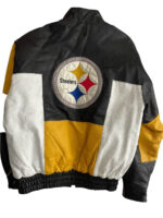 Vintage Pittsburgh Steelers Pro Player Leather Jacket