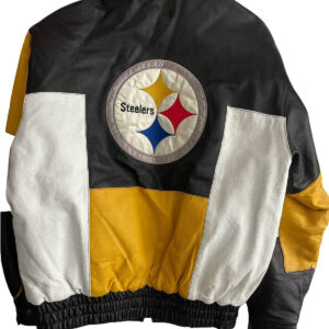 Vintage Pittsburgh Steelers Pro Player Leather Jacket
