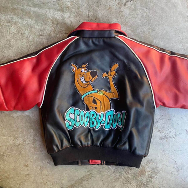 Vintage Scooby Doo Cartoon Network Leather Jacket