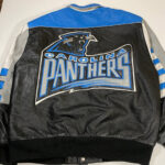 Jeff Hamilton Carolina Panthers NFL Leather Jacket