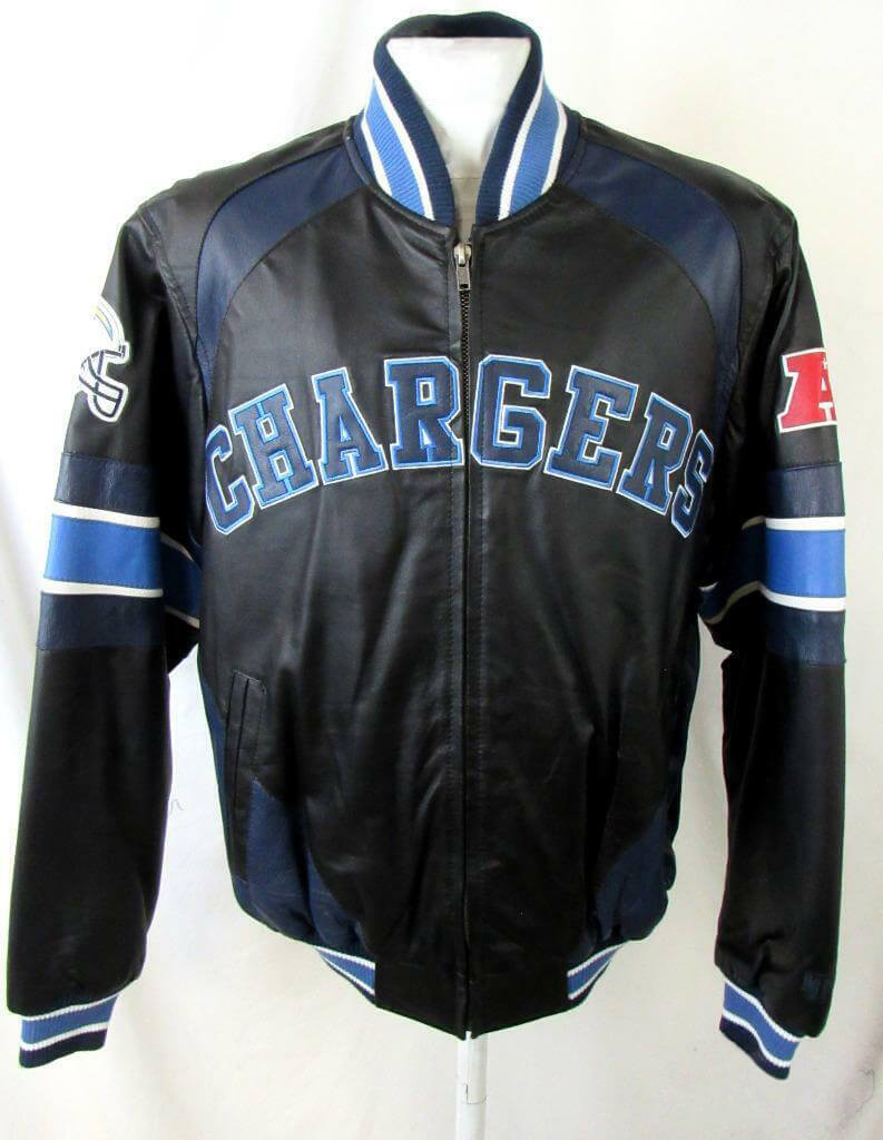 Los Angeles Chargers NFL Leather Varsity Jacket (1) Los Angeles Chargers NFL Leather Varsity Jacket